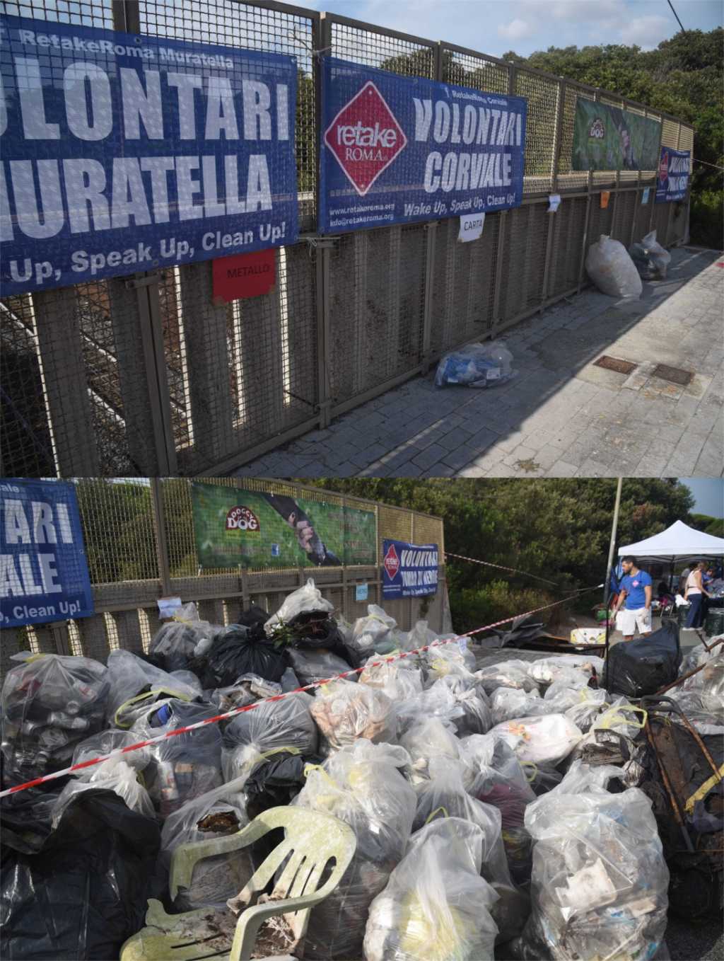 World Coastal Clean-Up Day a Ostia: l''acchiappa plastica